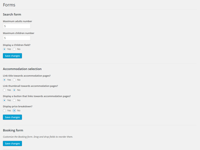 Forms page small screenshoot